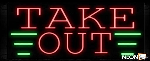 Take Out With Green Lines