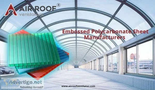 Embossed polycarbonate sheet manufacturers