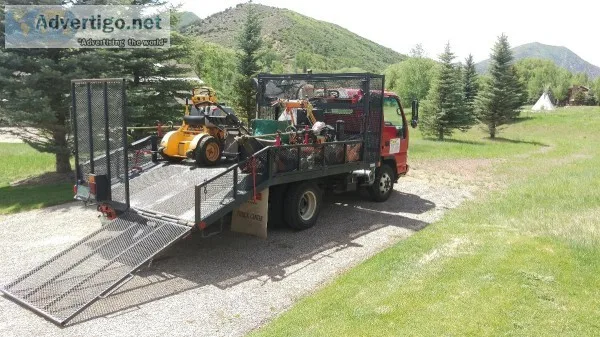 2006 Isuzu NPR Low Cab Forward Landscape bed
