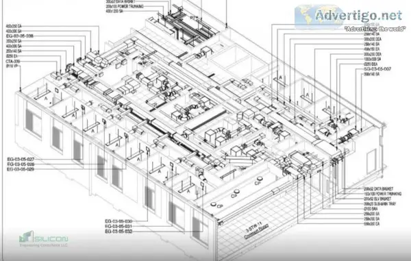 MEPF Coordinated Shop Drawing Services Indiana - Silicon Enginee