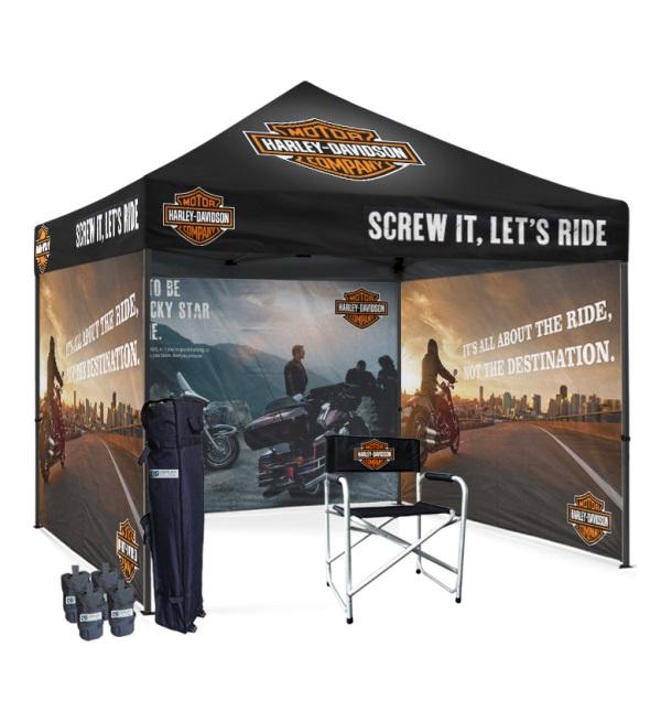 Custom Printed 10x10 canopy Tent For Outdoor Promotions - Tent D