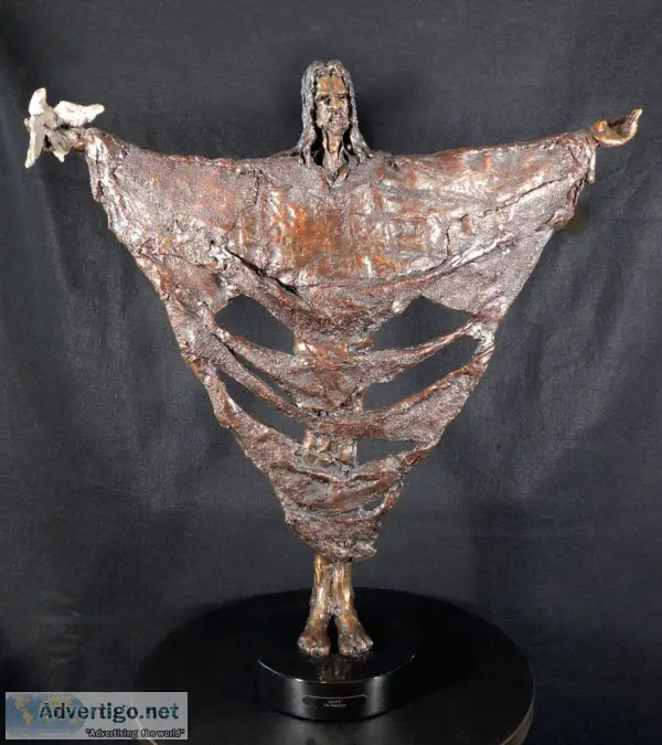 Dove Original Bronze Sculpture by Gib Singleton
