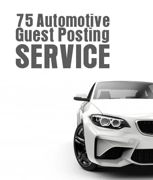 Automotive guest posting service