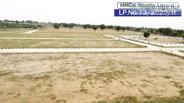 A premium gated community of residential plots at greater Hydera