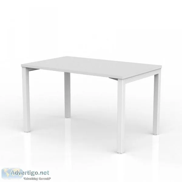 Fixed Computer Table 1500&times750 Frosty White