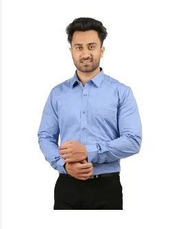 CULTURE CLUB CLASSIC FULL SLEEVE SHIRT -BLUE