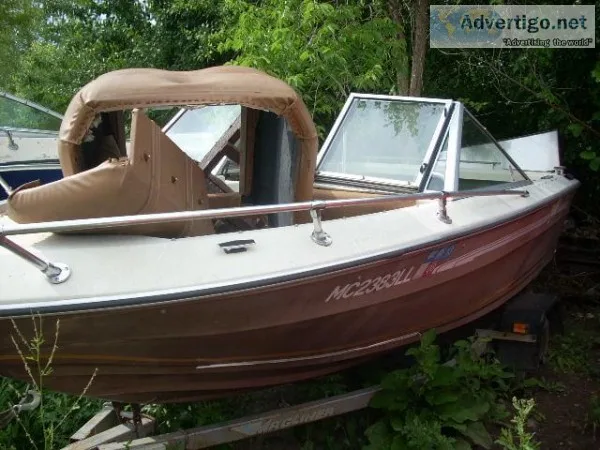 1980 Sylvan 16ft ( for Parts) W Good Trailer