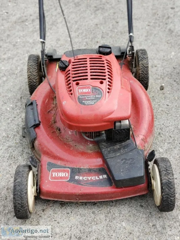 2- TORO LAWN MOWERS FOR SALE...