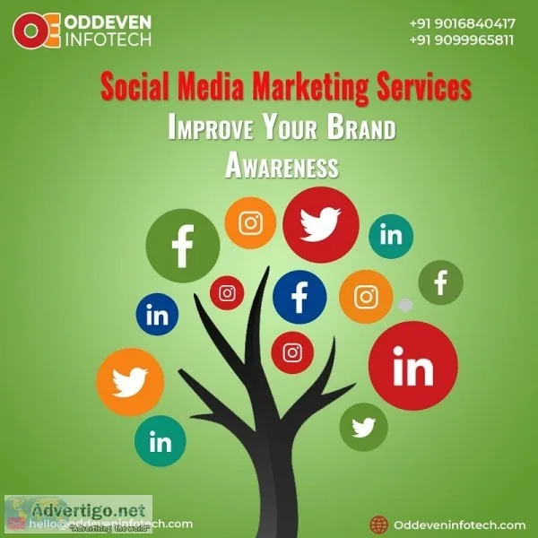 Social media marketing Services by Oddeven Infotech