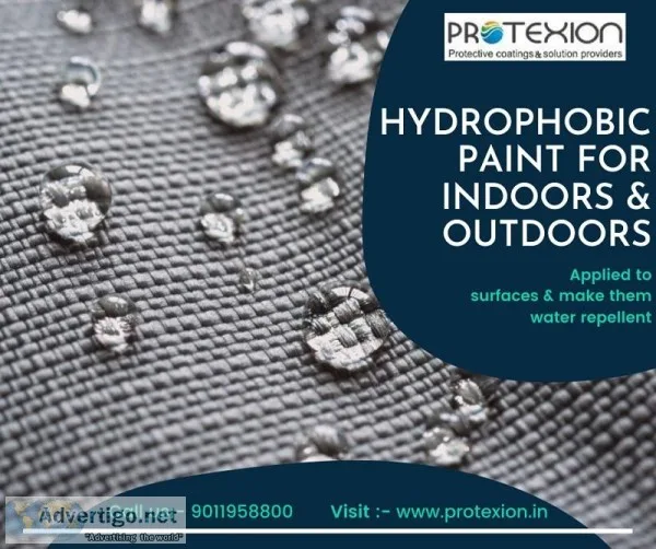 How Hydrophobic Paint Is Helpful For Indoors and Outdoors