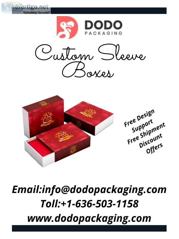 Economical Sleeve Boxes  Custom Sleeve Boxes