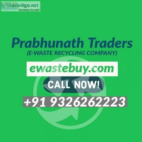 E waste collection pune E waste disposal pune - Prabhunath Trade