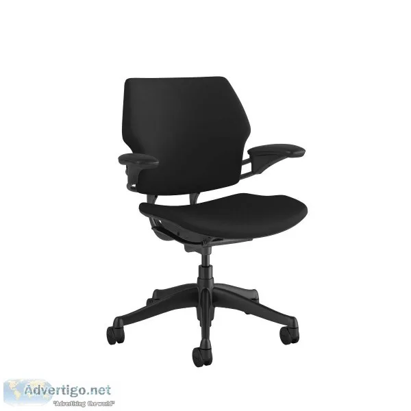 Freedom Task Chair Graphite Frame - Black Fabric