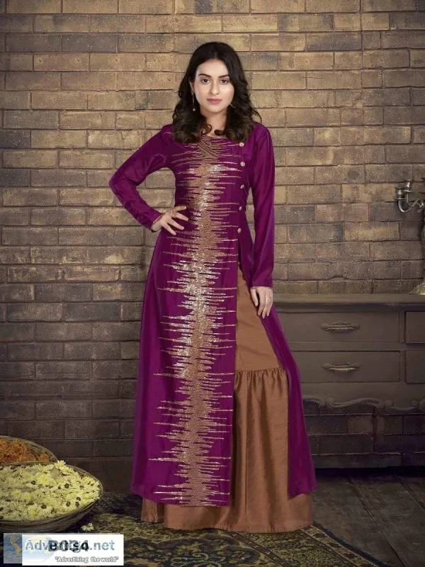 Manufacturer and wholesaler of Muslin Emboidery Gown-B034
