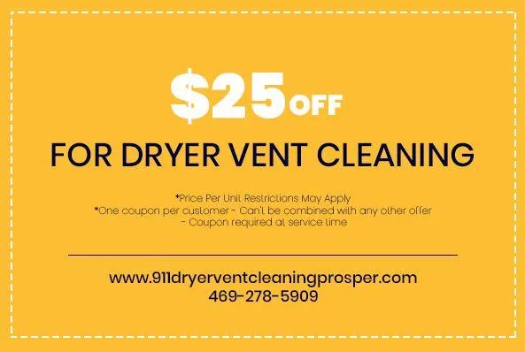 911 Dryer Vent Cleaning Prosper TX