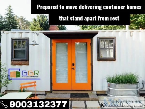 Container site office in Chennai/India - ggr enterprises