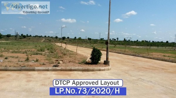 Huda Norm&rsquos plot for sale at Telangana state Shamshabad