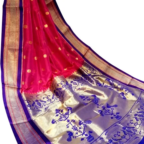 Mhasala paithani chandelier motifs