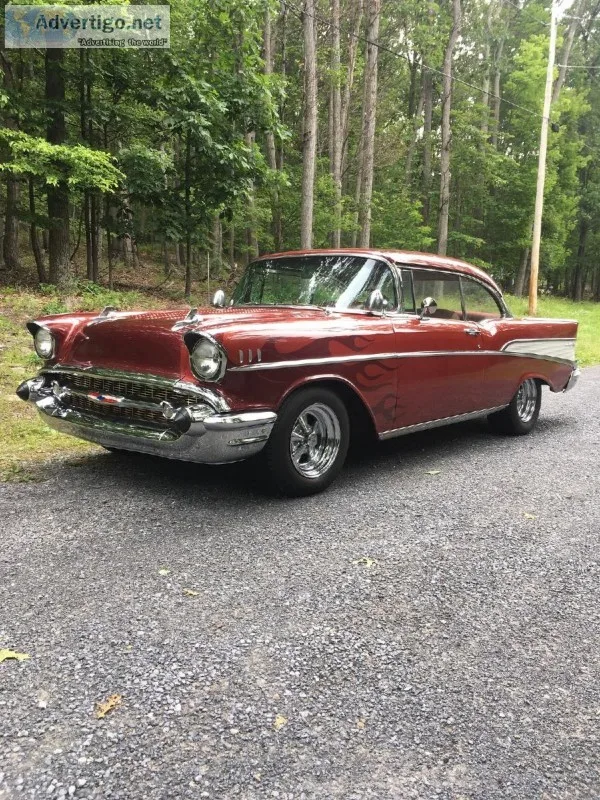 57 Chevy Belair 2 dr hardtop mild custom