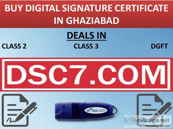 Buy Digital Signature Certificate in Ghaziabad