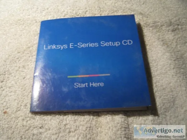 Linksys E-Series Setup CD &ndash Use with Windows or Mac