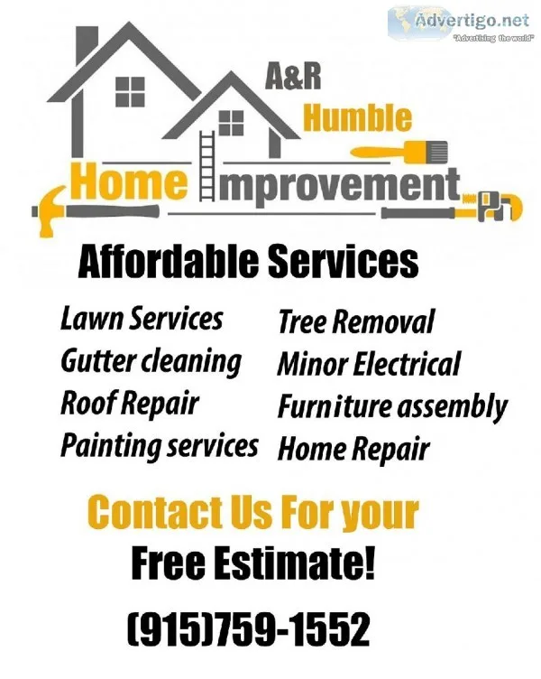 Cleaning and Household repair services