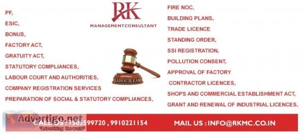 Labour Law Consultants in Gurgaon