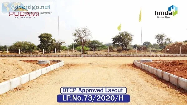 A premium gated community of residential plots near airport
