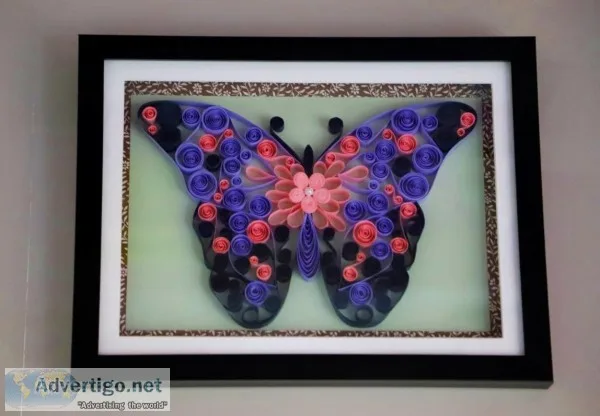 Innovative gifts for Birthday Abstract Butterfly art work Aadhi 