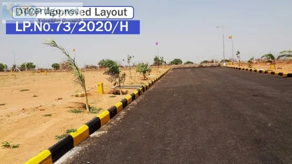 Open plots for sale at new Shamshabad JP Darga