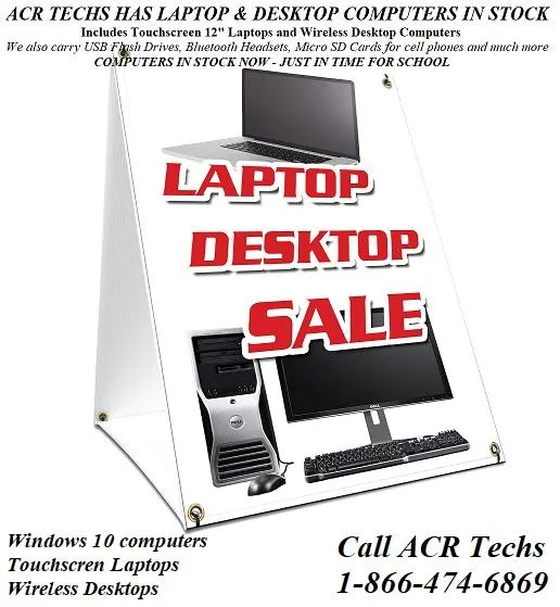Desktops and Laptops In Stock Now at ACR Techs