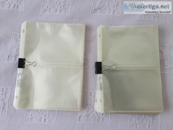5X7 Pockets Plastic Sheets for Binders ideal for large cards col
