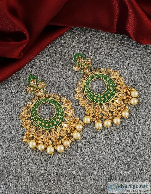 Buy Chandbali Designs Online at Best Price by Anuradha Art Jewel