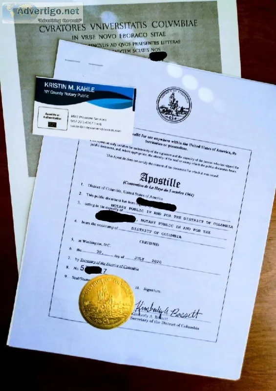 U.S. ACADEMIC RUSH APOSTILLE SERVICES (Open 7 Days a Week)