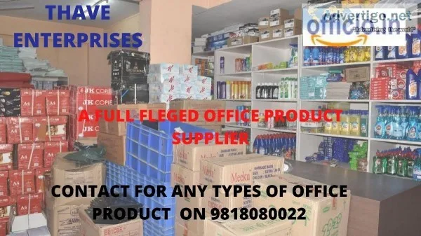 Contact on 9818080022 for office stationaries available at thave