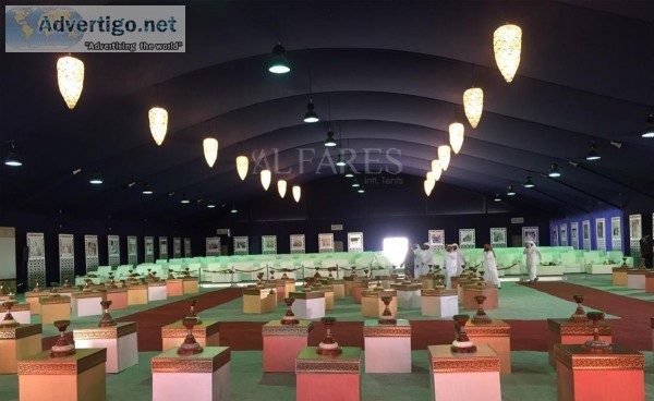 Tent rental for events and exhibitions in UAE & KSA