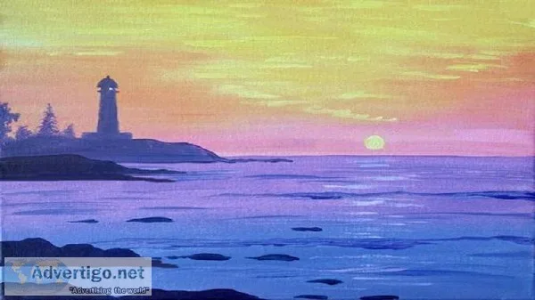 Sacramento Studio 829 Misty Morning Lighthouse  Ages 21 and up