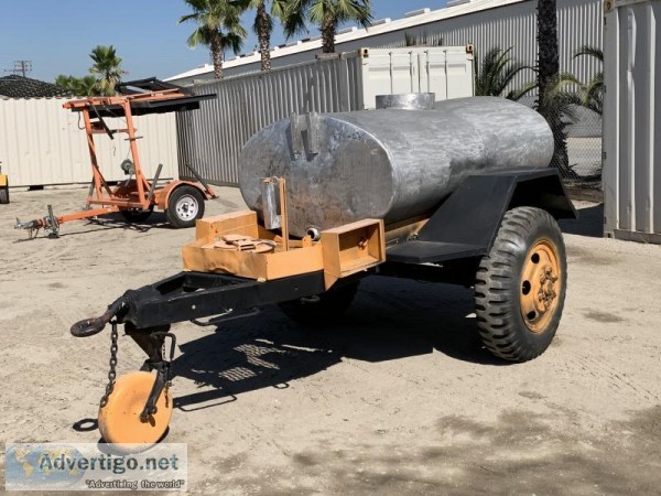 500 GALLON WATER TANK and 400 GALLON METAL WATER TANK
