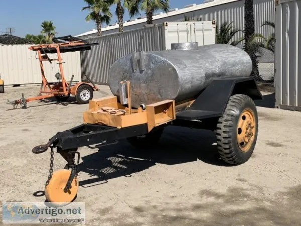 500 GALLON WATER TANK and 400 GALLON METAL WATER TANK