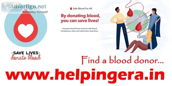 Helping era blood donors list