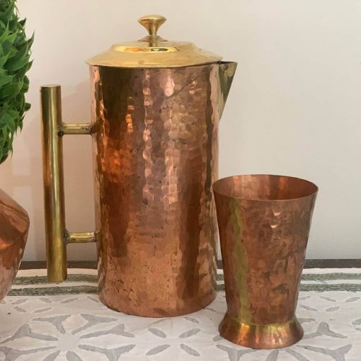 Pure copper glass