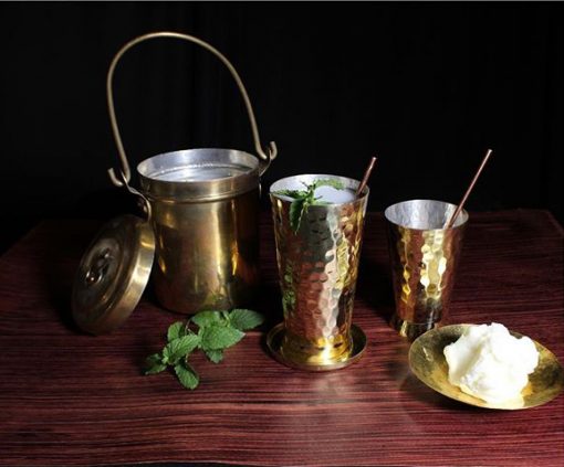Pure copper glass