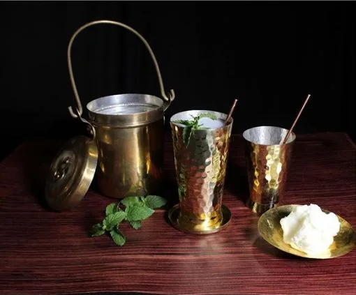 Pure copper glass