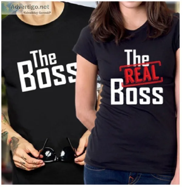 Get best Matching Couple t shirts with affordable cost