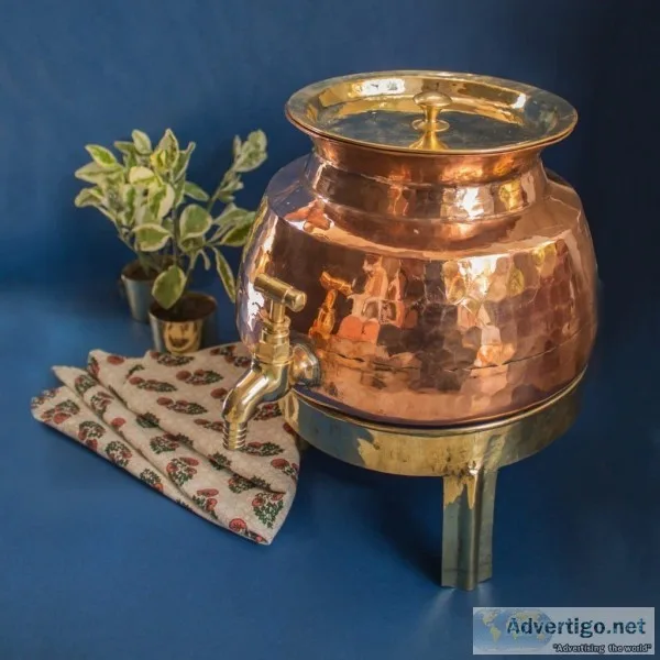 Copper water dispenser