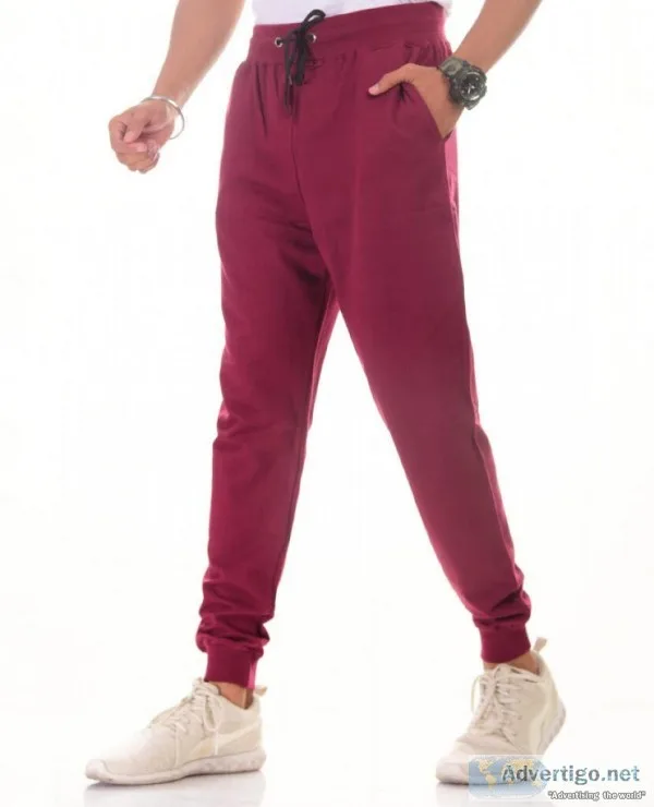 Dark Maroon Jogger Pant for Men