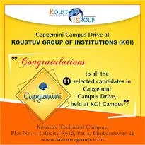 Capgemini Campus Drive  Koustuv Group of Institutions (KGI)