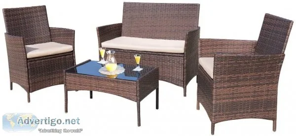 4 Piece Outdoor Patio Furniture Sets