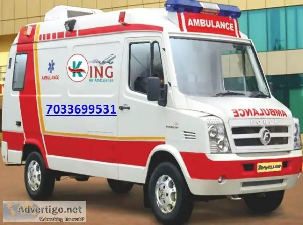 Emergency ICU Ambulance Service in Bihta by King