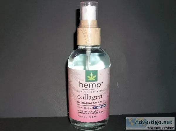 4 oz. HEMP WITH COLLAGEN FACE MIST